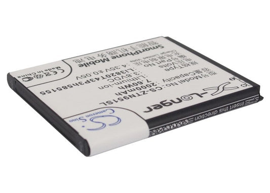 Replacement Battery for ZTE  Blade G – Mobile, SmartPhone – 2000mAh / 7.60Wh / 3.8V