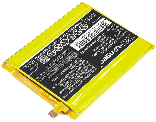 Replacement Battery for ZTE  Blade Max 3 – Mobile, SmartPhone – 3950mAh / 15.21Wh / 3.85V