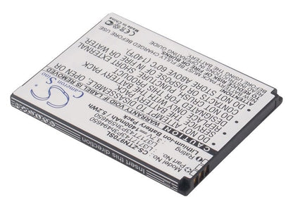 Replacement Battery for ZTE  Blade 3 – Mobile, SmartPhone – 1400mAh / 5.18Wh / 3.7V