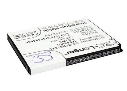 Replacement Battery for ZTE  Blade 3 – Mobile, SmartPhone – 1600mAh / 5.92Wh / 3.7V