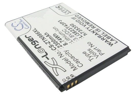 Replacement Battery for ZTE  Allstar – Mobile, SmartPhone – 2300mAh / 8.74Wh / 3.8V