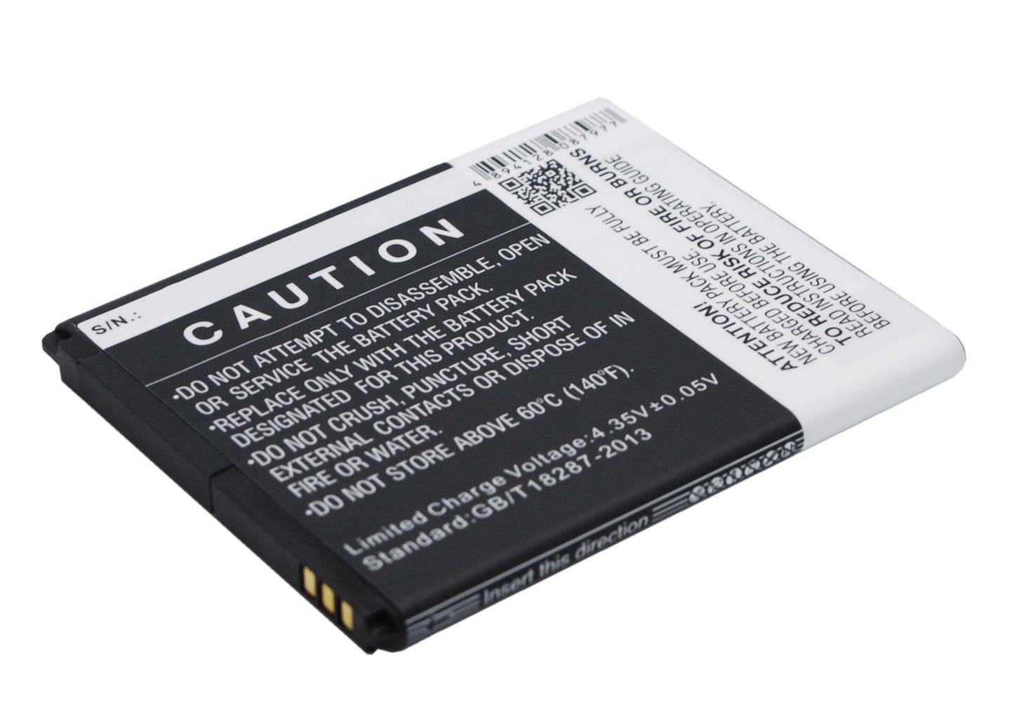 Replacement Battery for ZTE  Blade Q Mini – Mobile, SmartPhone – 1500mAh / 5.70Wh / 3.8V
