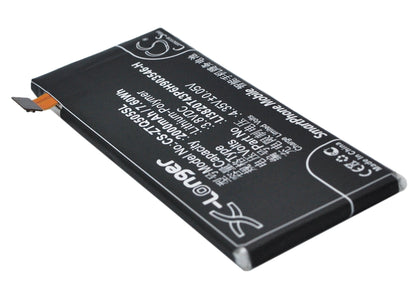 Replacement Battery for ZTE  Blade Apex 2 – Mobile, SmartPhone – 2000mAh / 7.60Wh / 3.8V