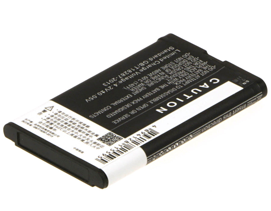 Replacement Battery for Telstra  R90 Tough – Mobile, SmartPhone – 1200mAh /4.44Wh / 3.7V