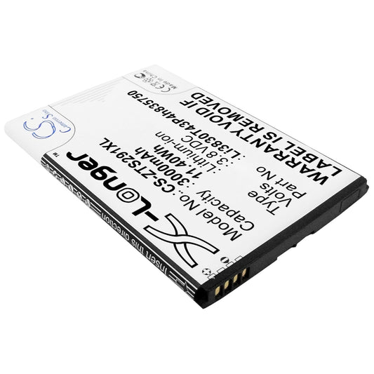 Replacement Battery for ZTE  Avid 916 – Mobile, SmartPhone – 3000mAh / 11.40Wh / 3.8V