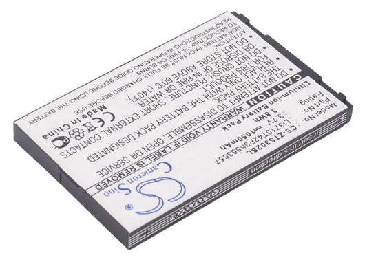 Replacement Battery for ZTE  S302 – Mobile, SmartPhone – 1050mAh / 3.89Wh / 3.7V