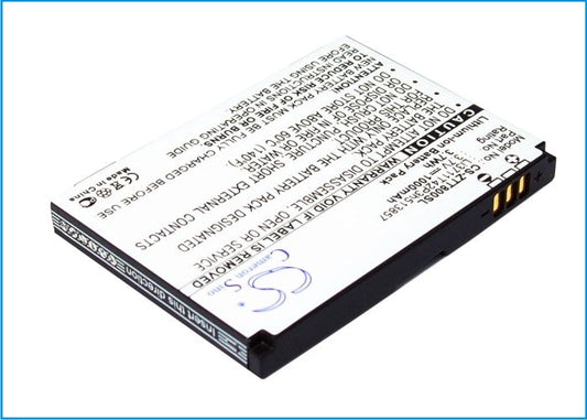 Replacement Battery for ZTE  C160 – Mobile, SmartPhone – 1000mAh / 3.7Wh / 3.7V