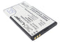 Replacement Battery for ZTE  S207 – Mobile, SmartPhone – 1200mAh / 4.44Wh / 3.7V