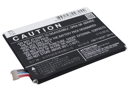 Replacement Battery for Telstra  T84 – Mobile, SmartPhone – 2500mAh / 9.50Wh / 3.8V