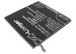 Replacement Battery for ZTE  A75 – Mobile, SmartPhone – 2000mAh / 7.60Wh / 3.8V