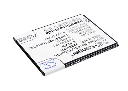 Replacement Battery for ZTE  N968 – Mobile, SmartPhone – 2230mAh / 8.47Wh / 3.8V