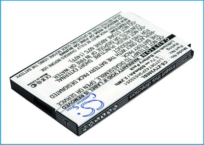 Replacement Battery for ZTE  V190 – Mobile, SmartPhone – 600mAh / 3.7V