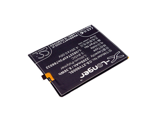 Replacement Battery for ZTE  Blade D6 – Mobile, SmartPhone – 2200mAh / 8.36Wh / 3.8V