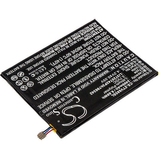 Replacement Battery for ZTE  C865 – Mobile, SmartPhone – 2400mAh / 8.88Wh / 3.7V
