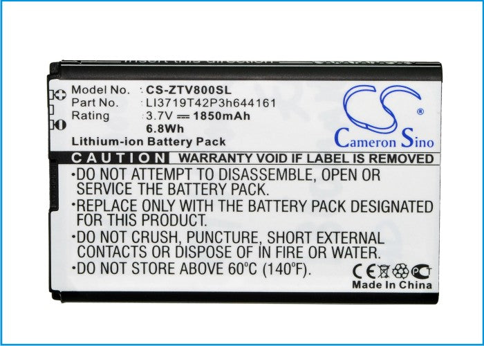 Replacement Battery for CRICKET  Engage – Mobile, SmartPhone – 1850mAh / 6.85Wh / 3.7V