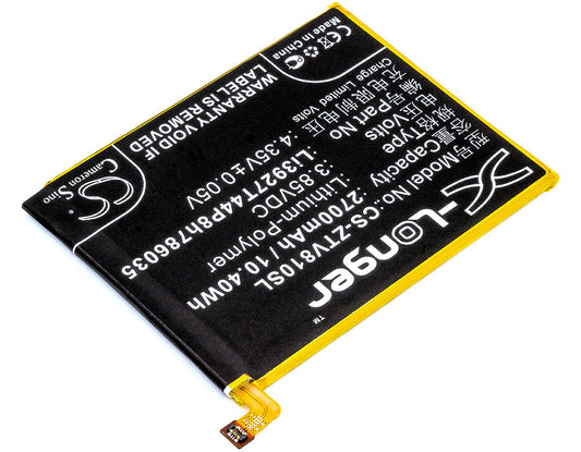 Replacement Battery for ZTE  Blade V8 – Mobile, SmartPhone – 2700mAh / 10.40Wh / 3.85V