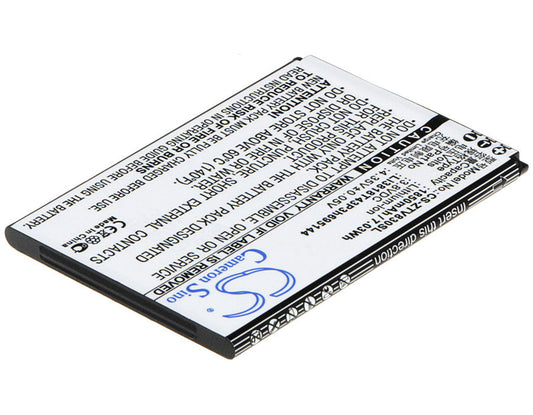 Replacement Battery for ZTE  Blade G Lux – Mobile, SmartPhone – 1850mAh / 7.03Wh / 3.8V