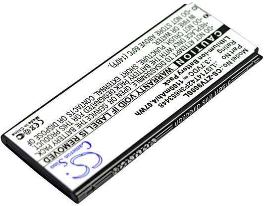 Replacement Battery for ZTE  G1315 – Mobile, SmartPhone – 1100mAh / 4.07Wh / 3.7V