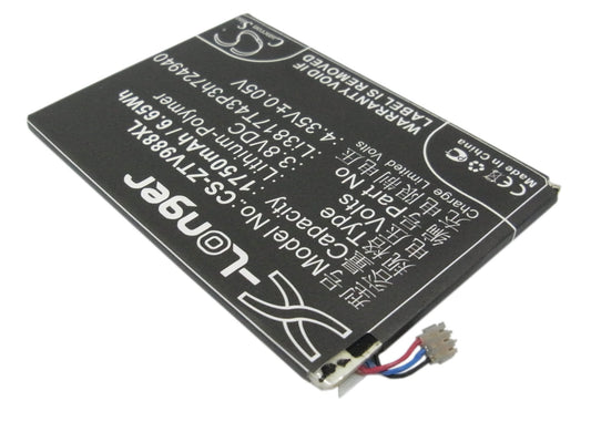 Replacement Battery for ZTE  Athena – Mobile, SmartPhone – 1750mAh 6.65Wh / 3.8V