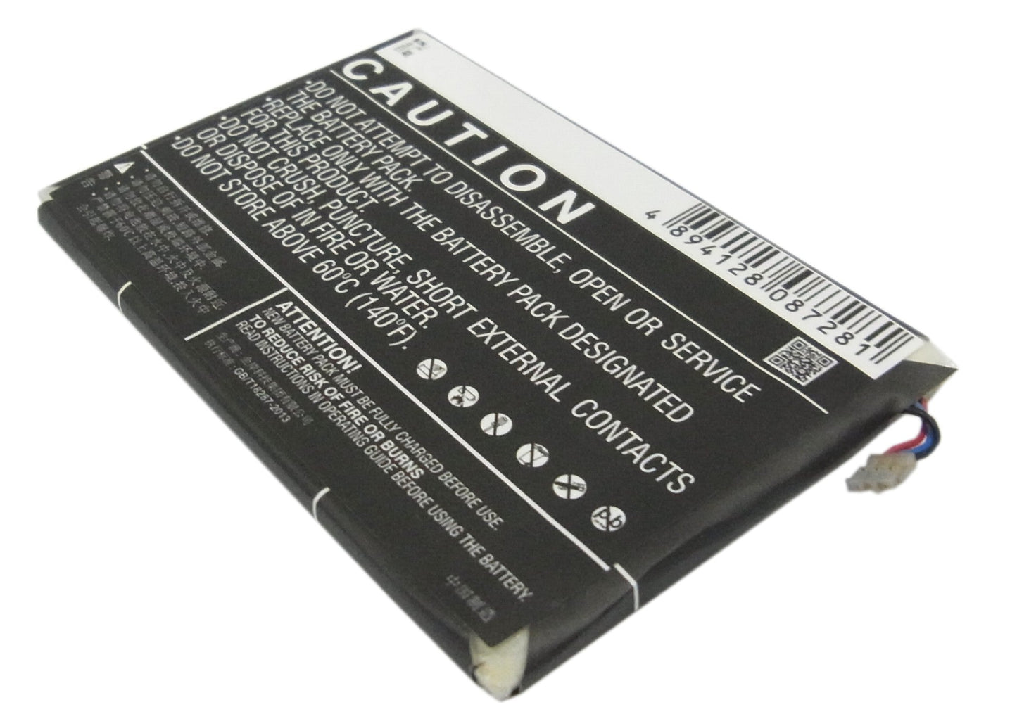 Replacement Battery for ZTE  Athena – Mobile, SmartPhone – 1750mAh 6.65Wh / 3.8V