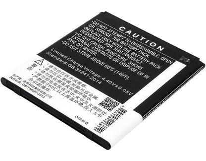 Replacement Battery for ZTE  Grand X 2 – Mobile, SmartPhone – 2450mAh / 9.43Wh / 3.85V