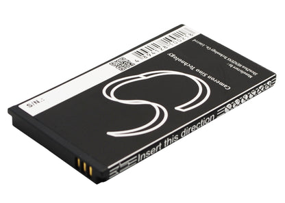 Replacement Battery for ZTE  Score M – Mobile, SmartPhone – 1250mAh / 4.63Wh / 3.7V