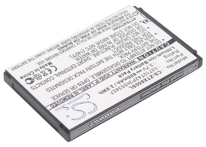 Replacement Battery for ZTE  A37 – Mobile, SmartPhone – 800mAh / 2.96Wh / 3.7V