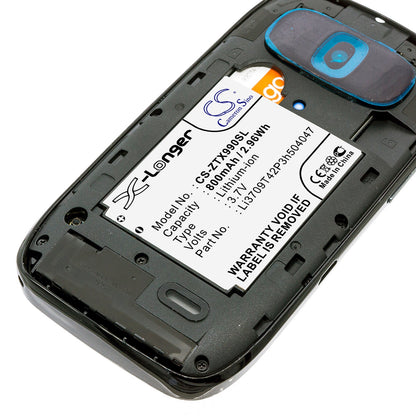 Replacement Battery for AT&T  GX930 – Mobile, SmartPhone – 800mAh / 2.96Wh / 3.7V