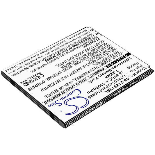 Replacement Battery for ZTE  Blade A3 2019 – Mobile, SmartPhone – 1900mAh / 7.22Wh / 3.8V