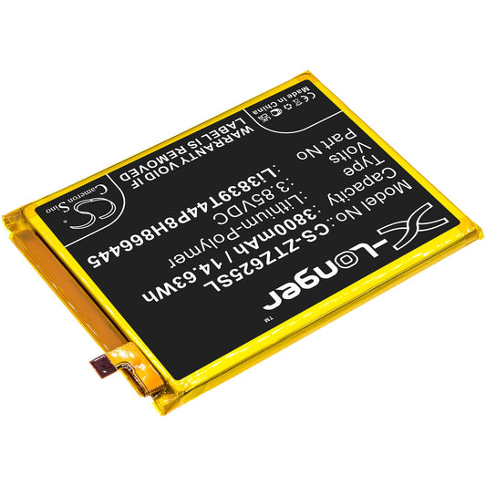 Replacement Battery for ZTE  Blade 11 Prime 2020 – Mobile, SmartPhone – 3800mAh / 14.63Wh / 3.85V