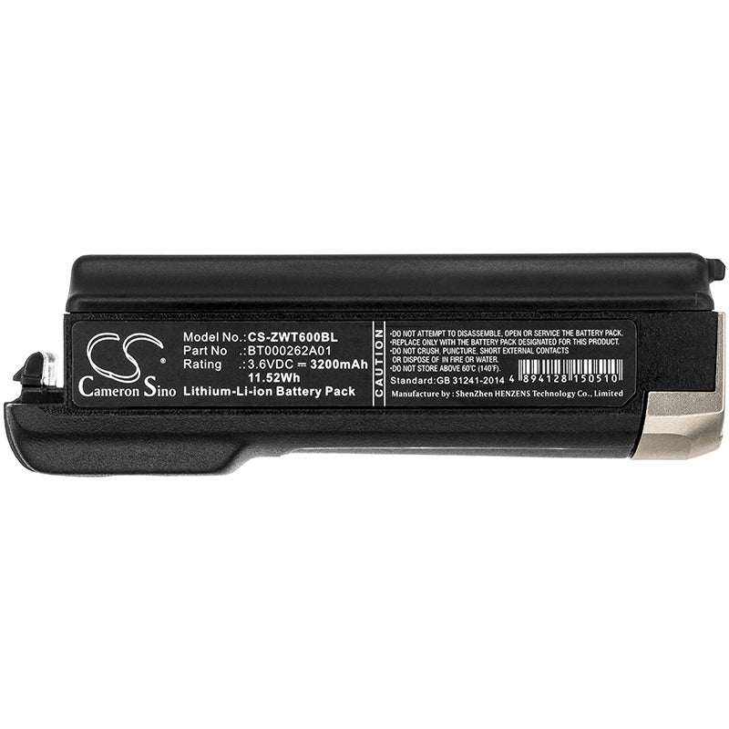 Replacement Battery for Zebra  RS6000 – Barcode Scanner – 3200mAh / 11.52Wh / 3.6V