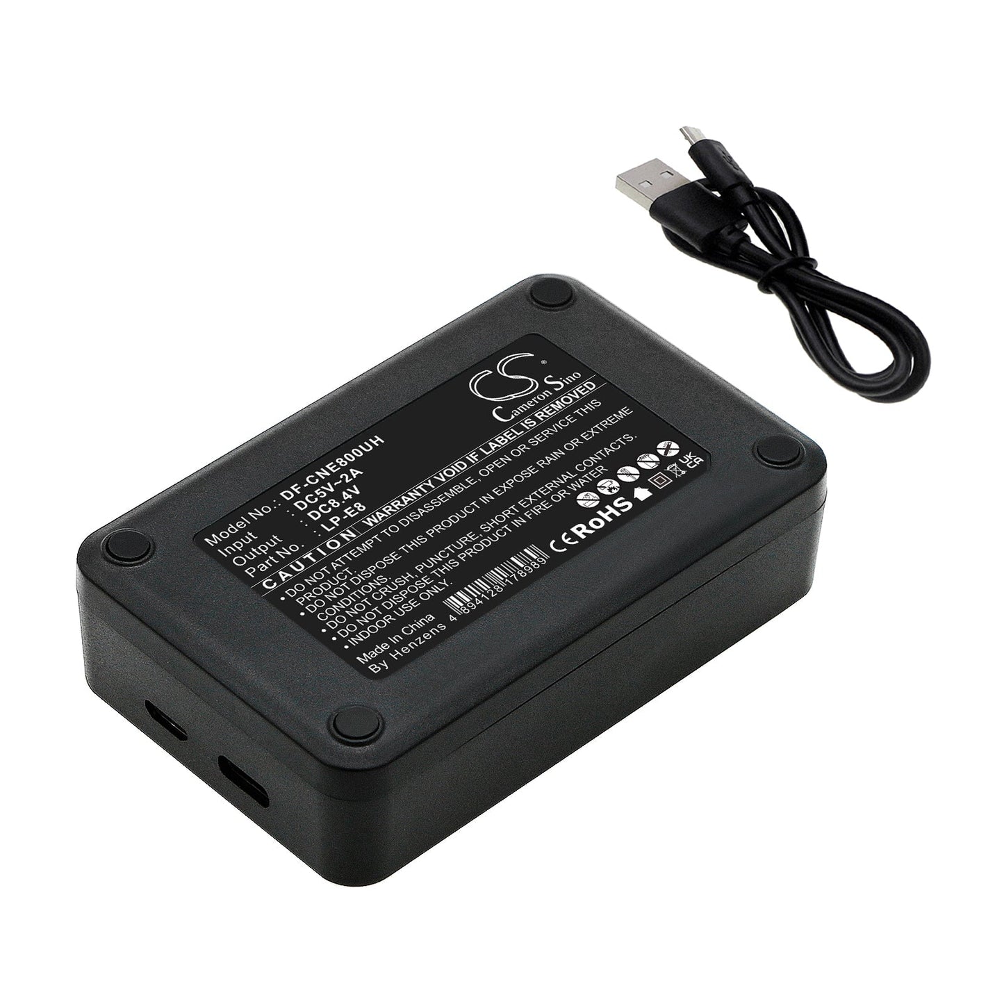 Replacement Battery for Canon  EF-S – Camera Charger –  /  V